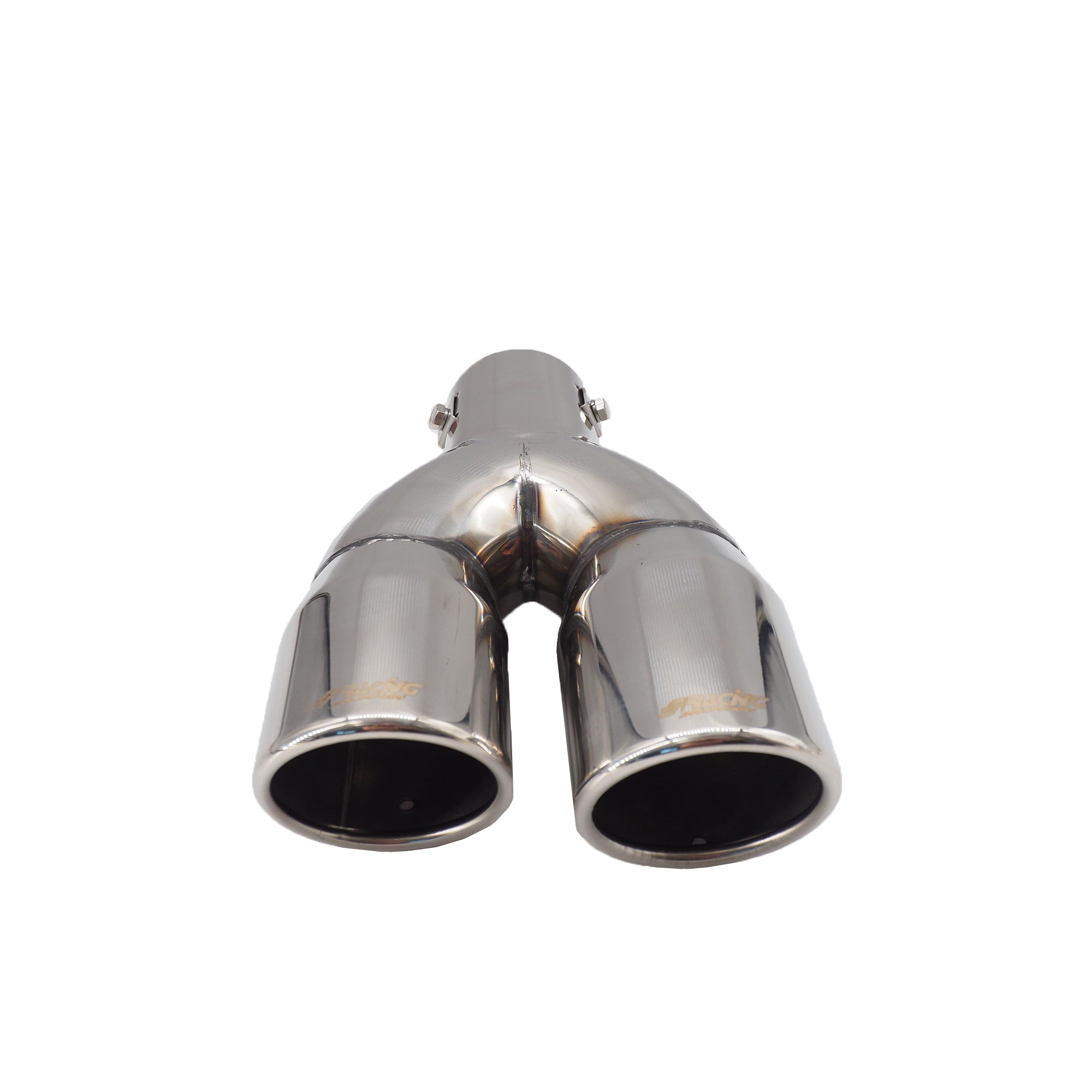 Terminale doppio inclinato sfalsato acciaio inox