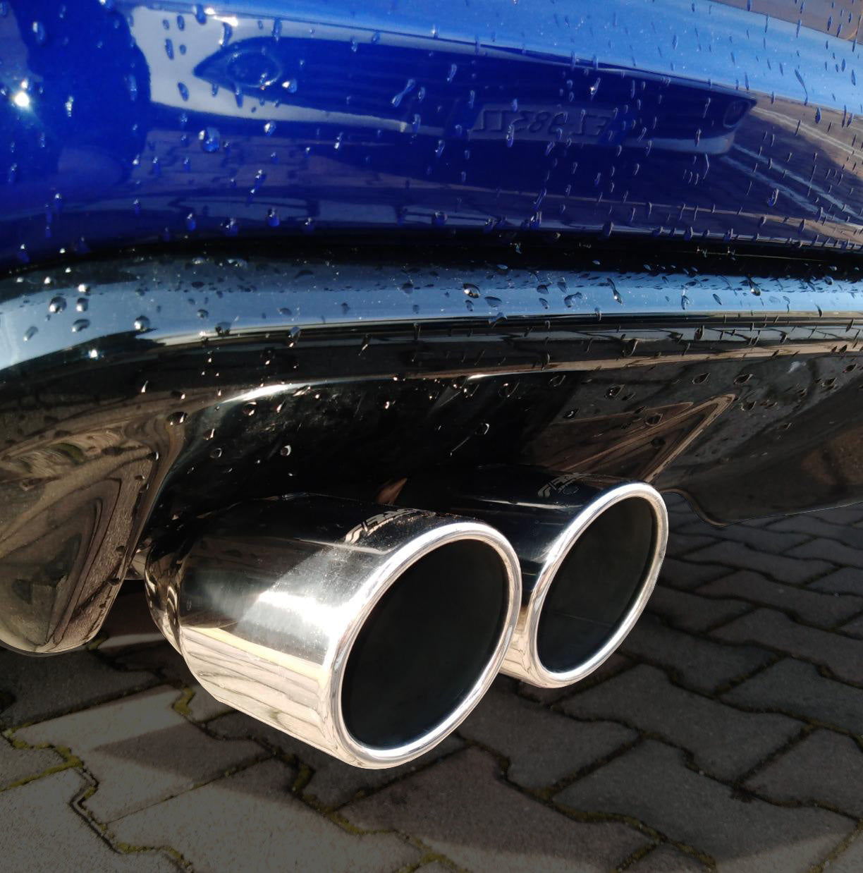 Terminale doppio inclinato acciaio inox