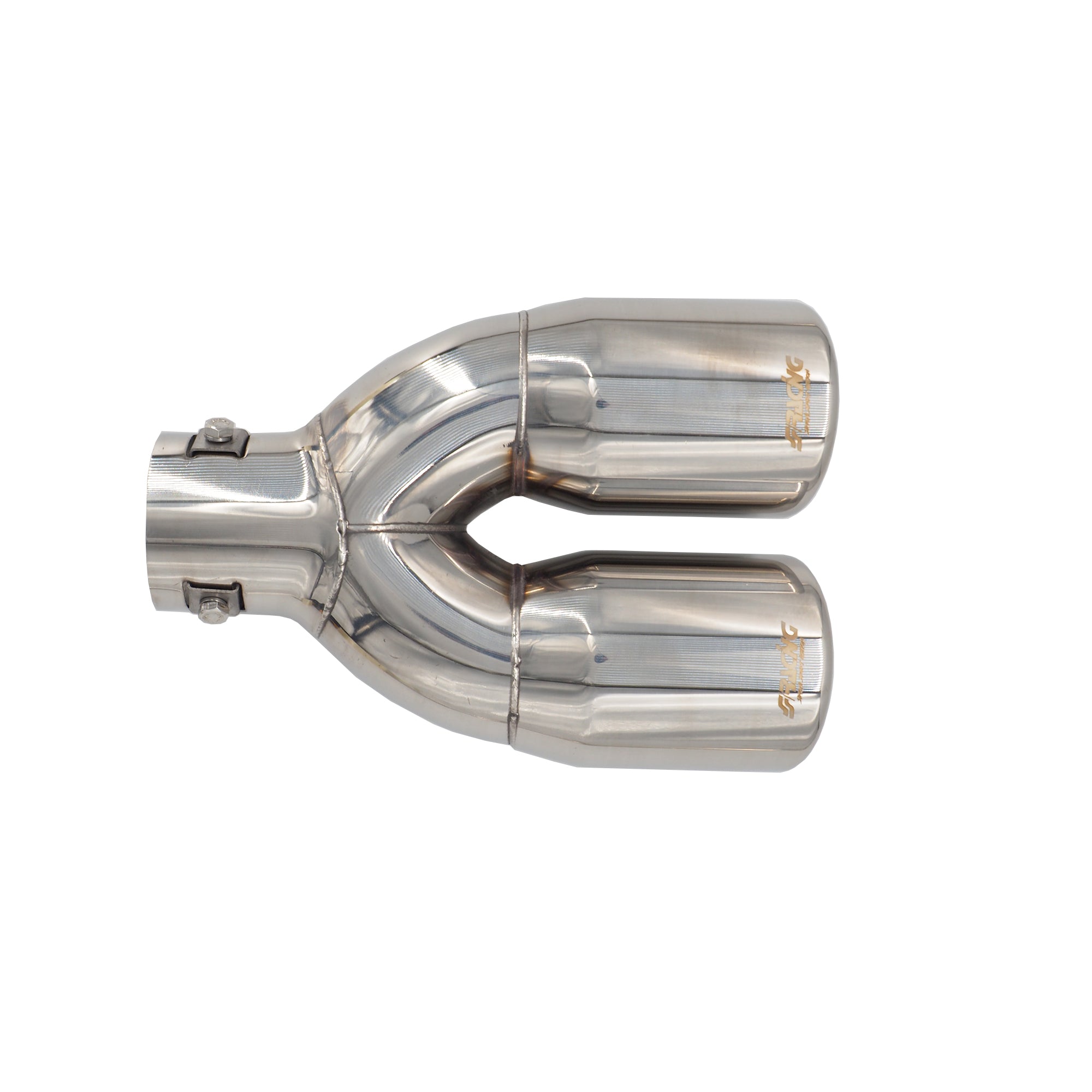 Terminale doppio inclinato acciaio inox