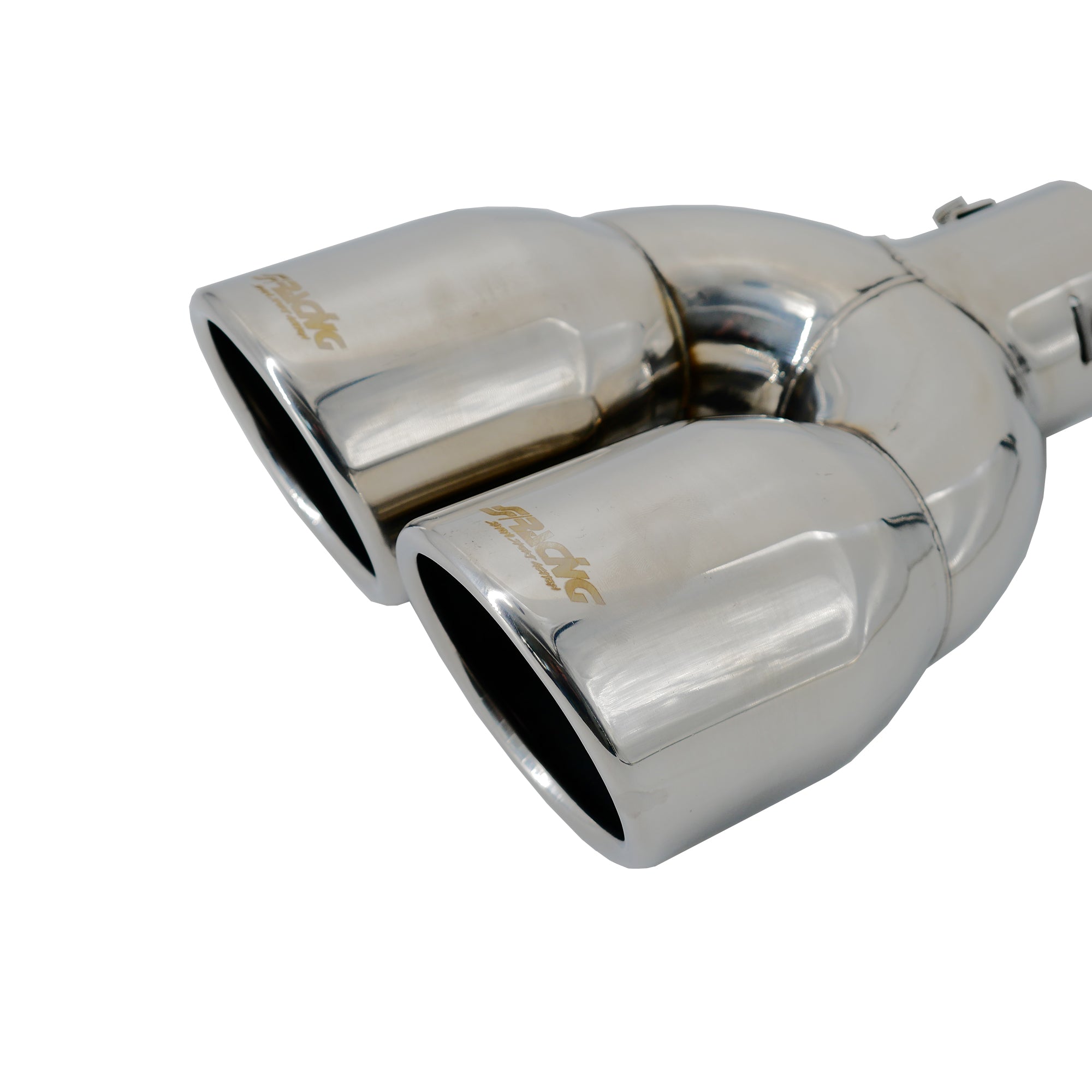 Terminale rotondo doppio acciaio inox