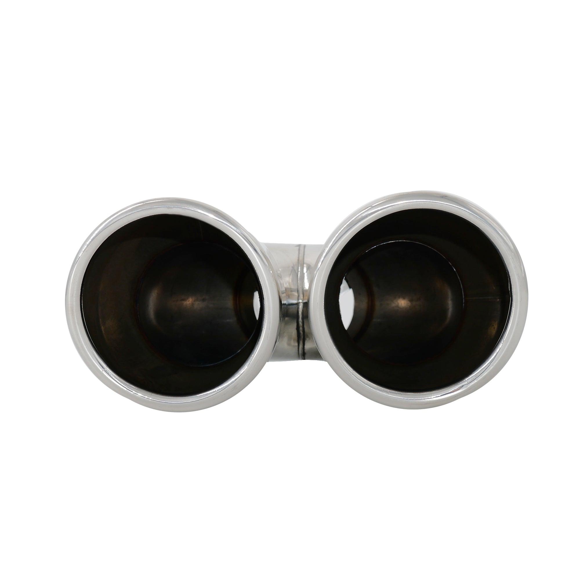 Terminale rotondo doppio acciaio inox