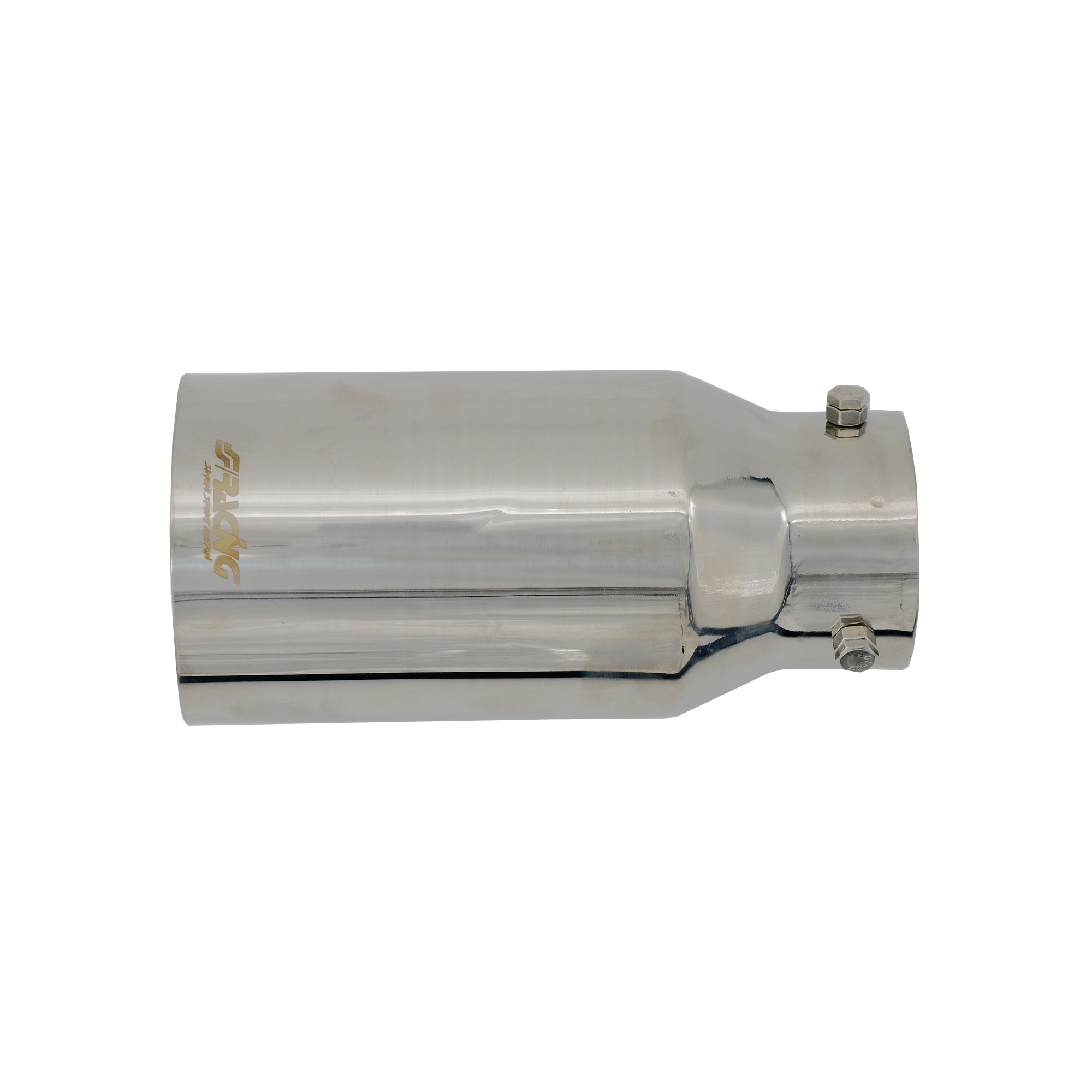 Terminale rotondo da 90mm  acciaio inox