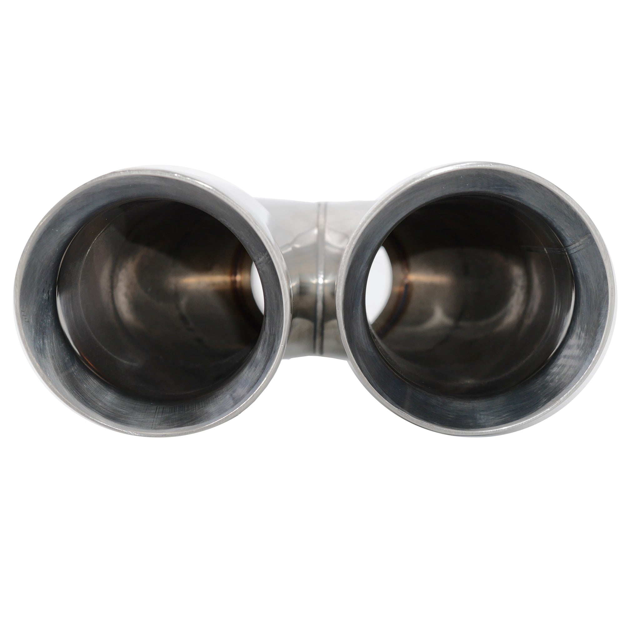 Terminale rotondo doppio inclinato acciaio inox