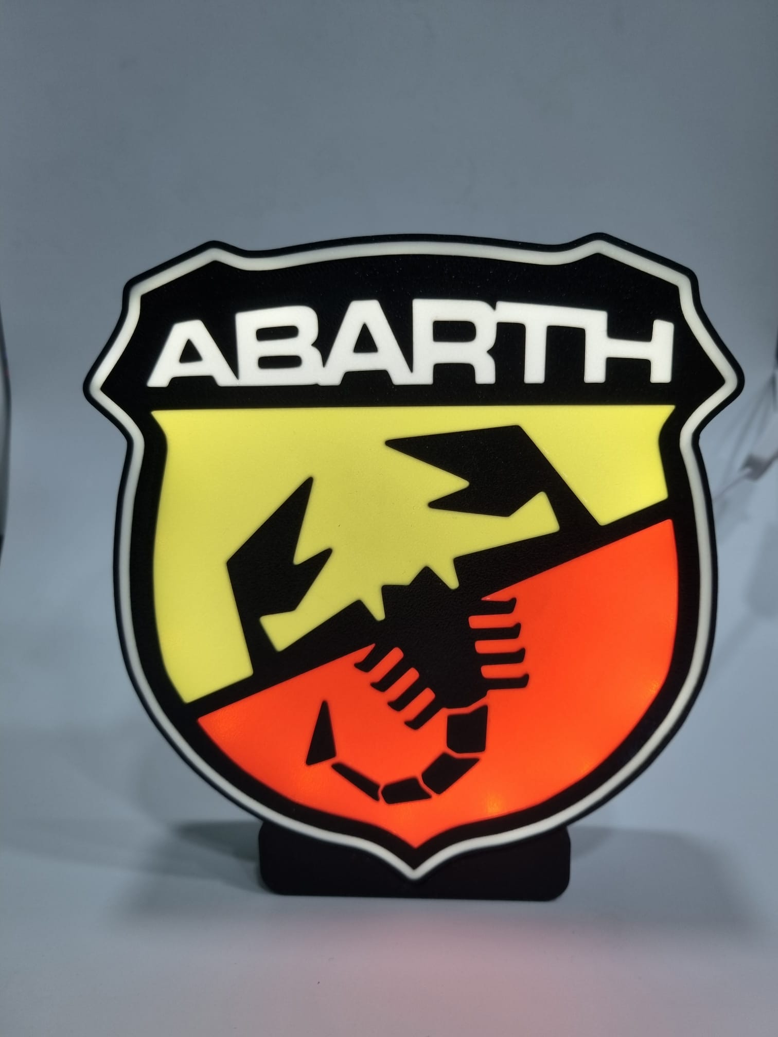 Lampada led logo Abarth