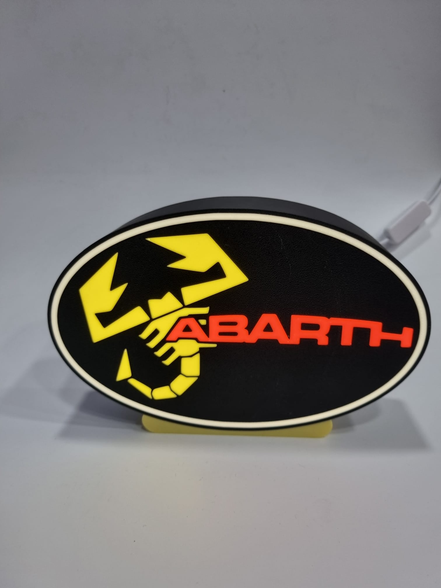Lampada led Abarth ovale