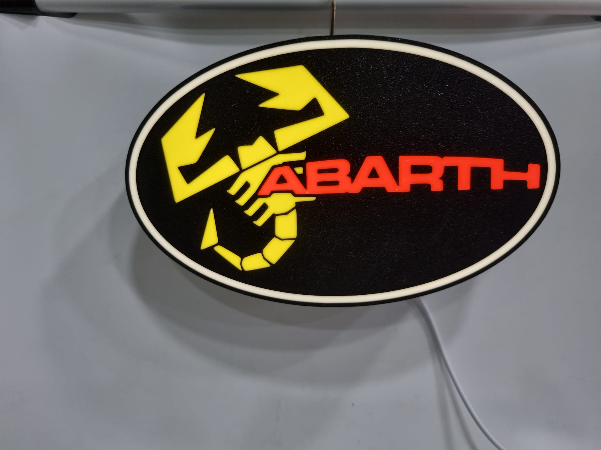 Lampada led Abarth ovale