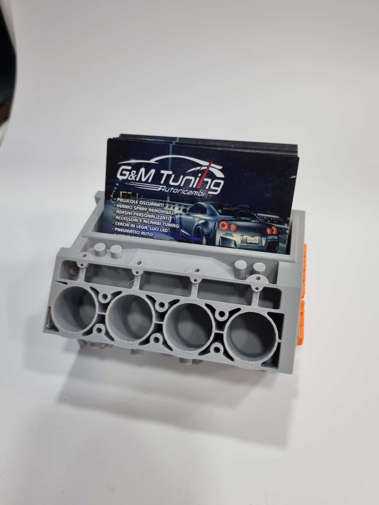 Porta biglietti da visita con logo personalizzabile