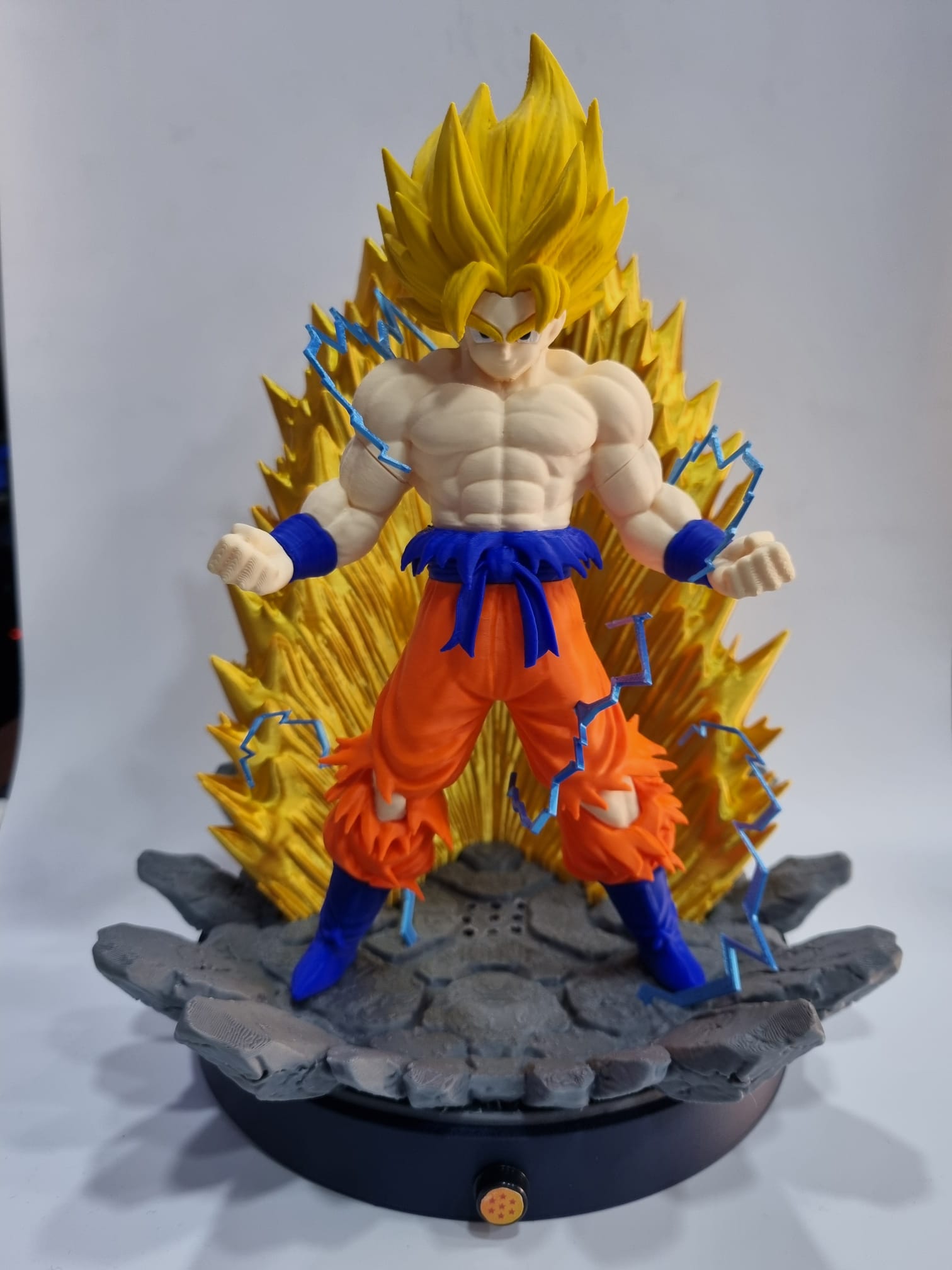 Action Figure Super  Saiyan  con audio e voci