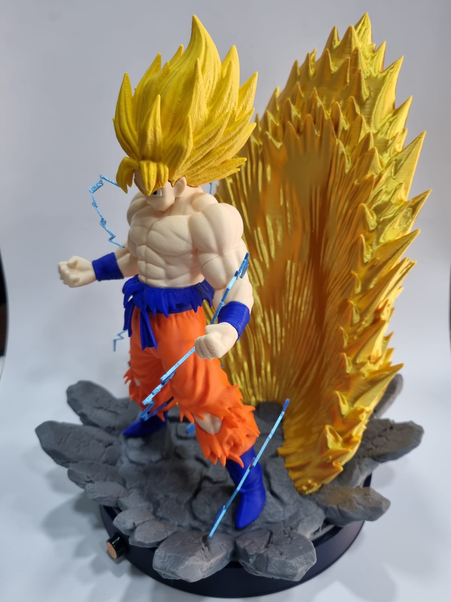 Action Figure Super  Saiyan  con audio e voci