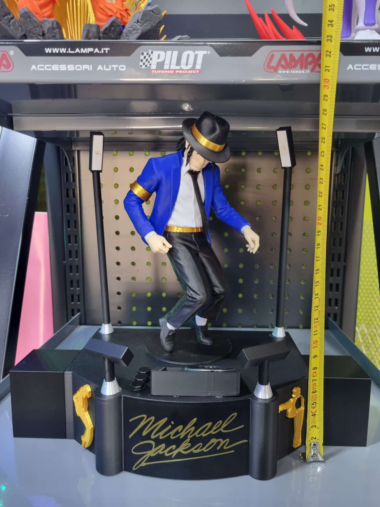 Modellino Michael Jackson con luci e audio