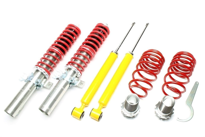 Kit di sospensioni coilover TA Technix adatto per Audi A1 (8X)/ Seat Ibiza III+IV (6L/6J)/ Skoda Fabia I-III (5J)/ VW Fox (5Z), Polo 9N, Polo 6R