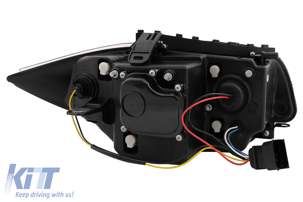 Fari Angel Eyes adatti per BMW Serie 1 E81 E82 E87 E88 (2004-2011) Nero