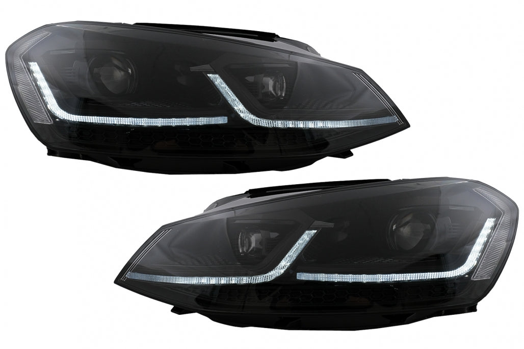 Fari a LED Bi-xenon Look adatti per VW Golf 7 VII (2012-2017) Facelift 7.5 GTI Design con luci di svolta dinamiche sequenziali