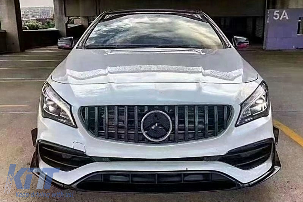 Paraurti anteriore adatto per Mercedes Classe A W176 (2012-2018) A45 Design Facelift Look