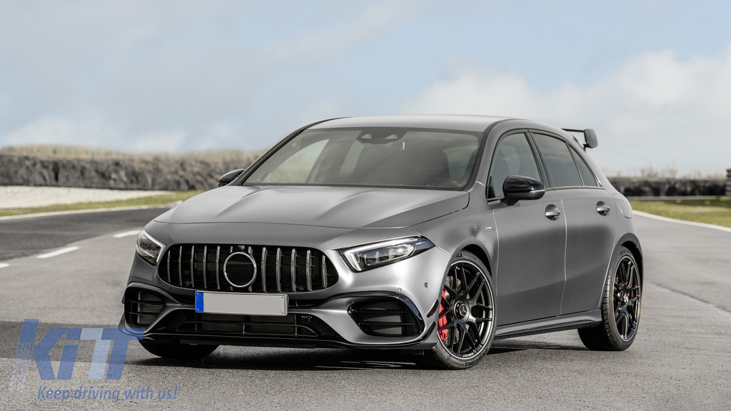 Paraurti anteriore adatto per Mercedes Classe A W177 Hatchback / V177 Berlina (2018-2022) Design A45