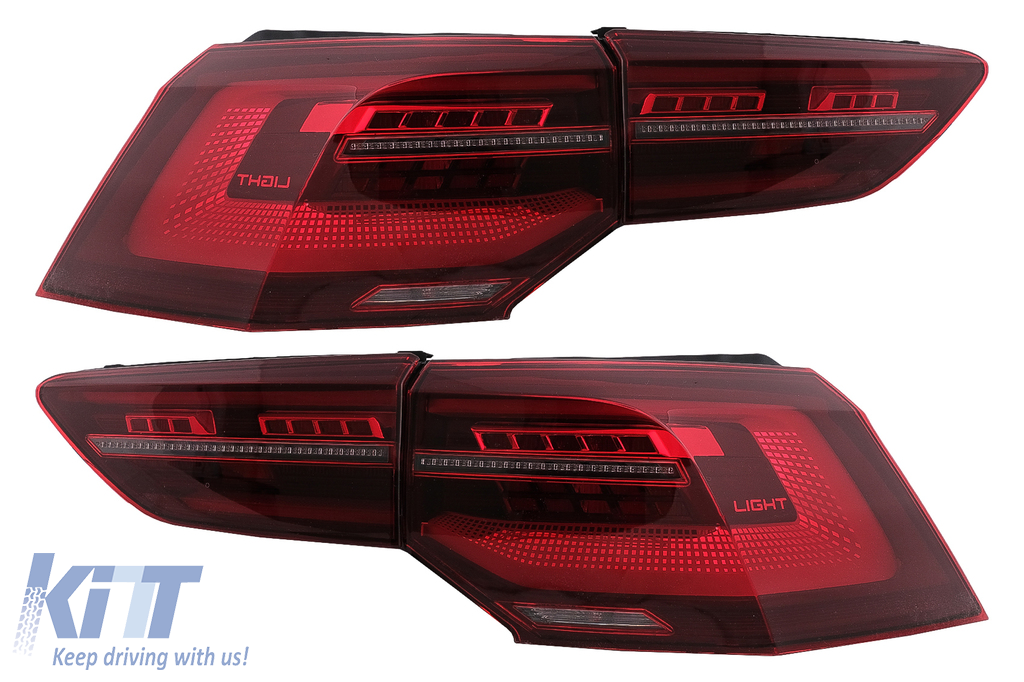 Fanali posteriori Full LED adatti per VW Golf VIII Hatchback Mk8 MQB (2020-Up) Luci di svolta sequenziali dinamiche