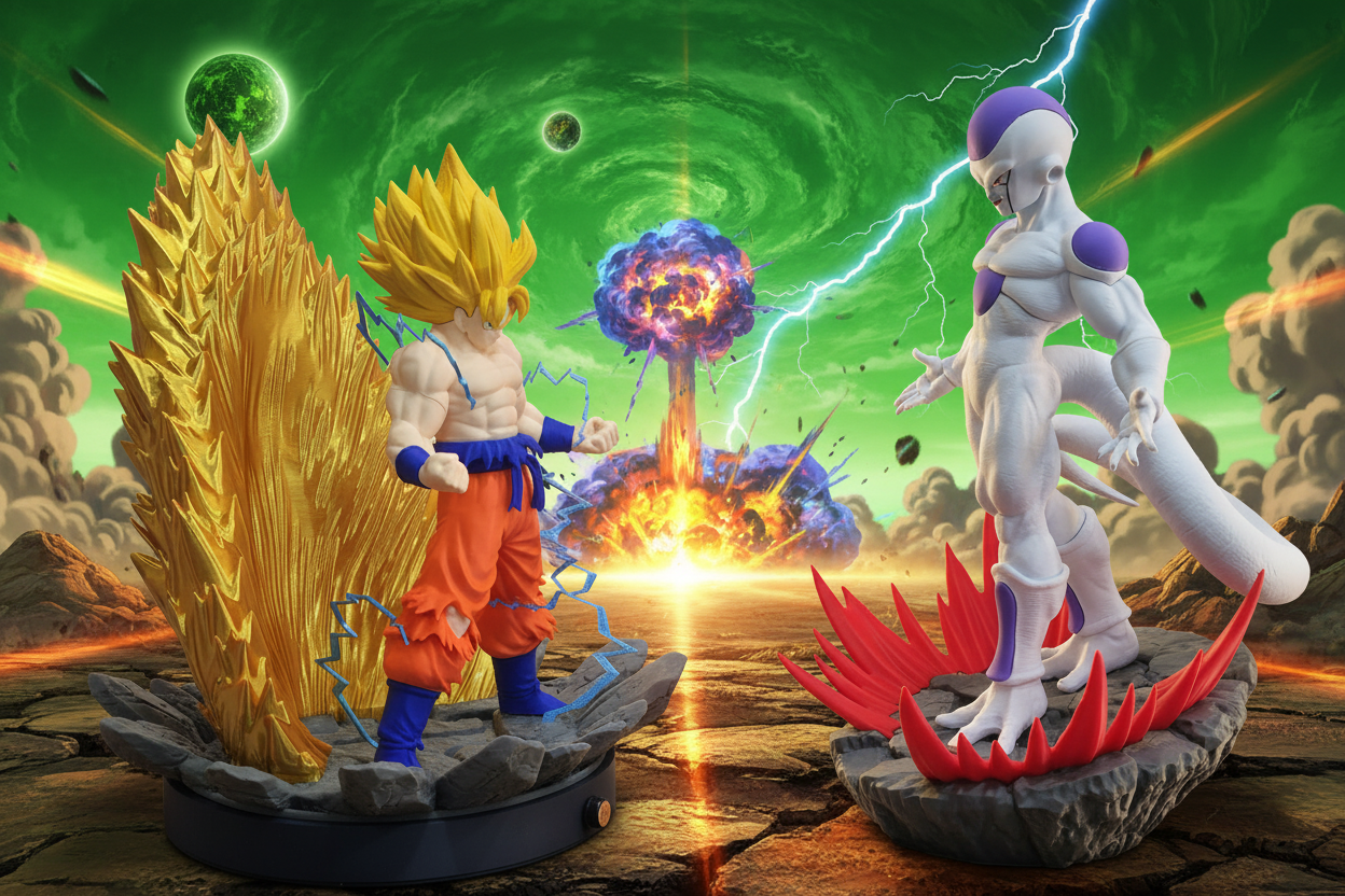 Goku vs Freezer sfondo Namek