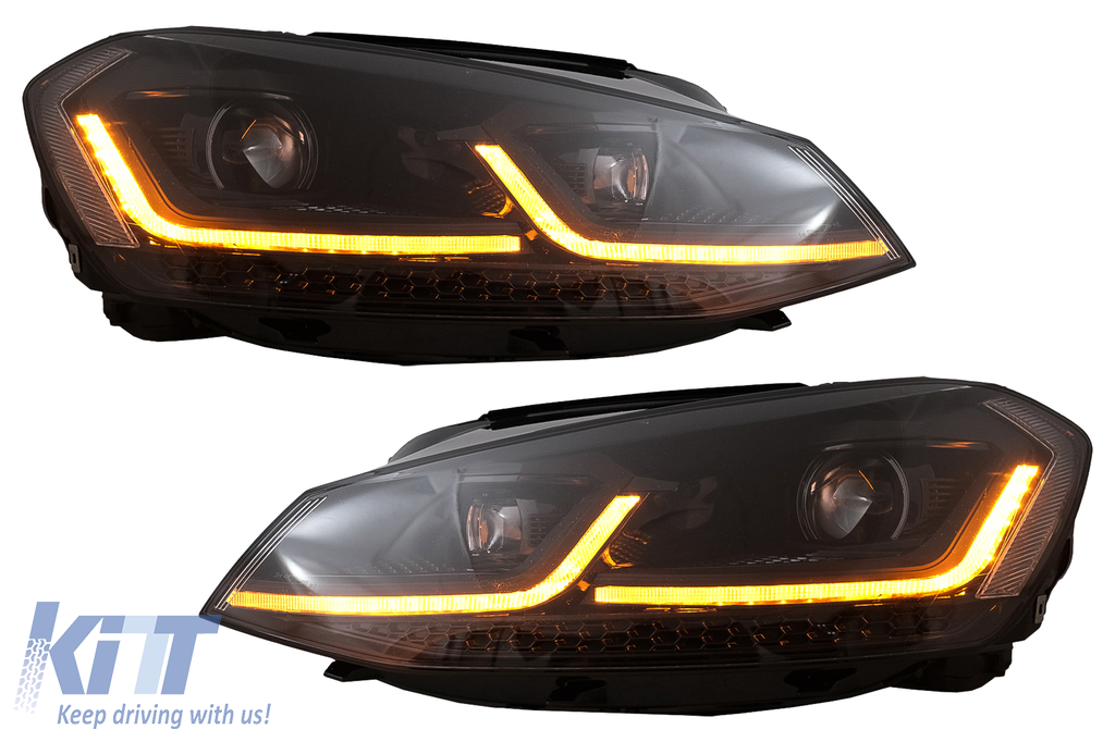 Fari a LED  adatti per VW Golf 7 VII (2012-2017) Facelift G7.5 GTI Look Luci di svolta dinamiche sequenziali