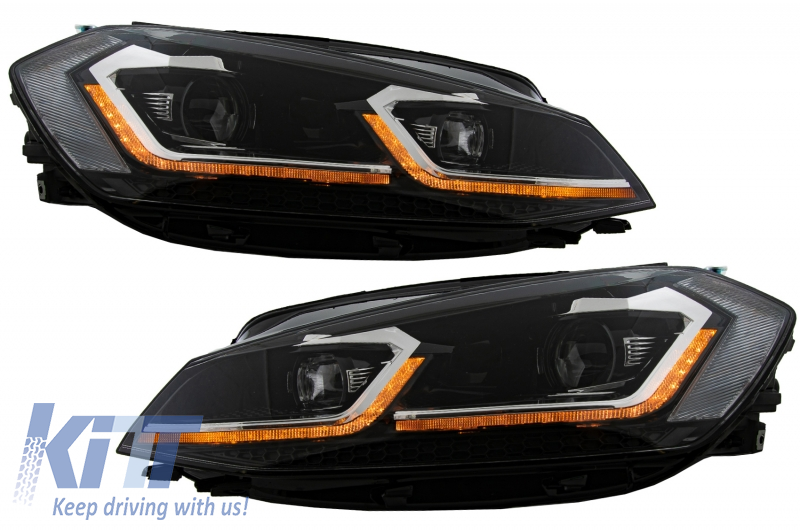 Fari a LED adatti per VW Golf 7.5 VII Facelift (2017-up) con luci di svolta dinamiche sequenziali