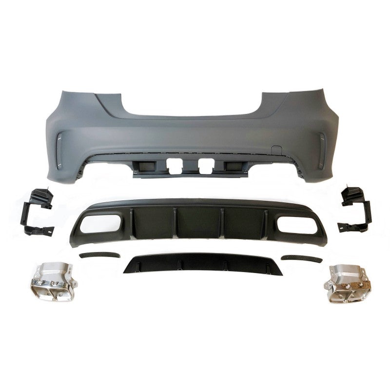 Paraurti Posteriore Mercedes W176 2012-2018 A45 Look AMG Sensori