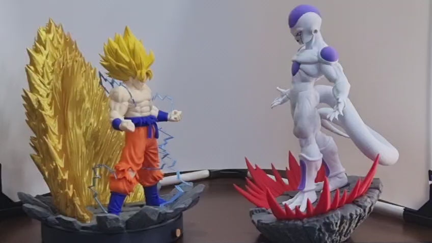 Combo Action Figure Super Sayan + Freezer con audio e dialogo