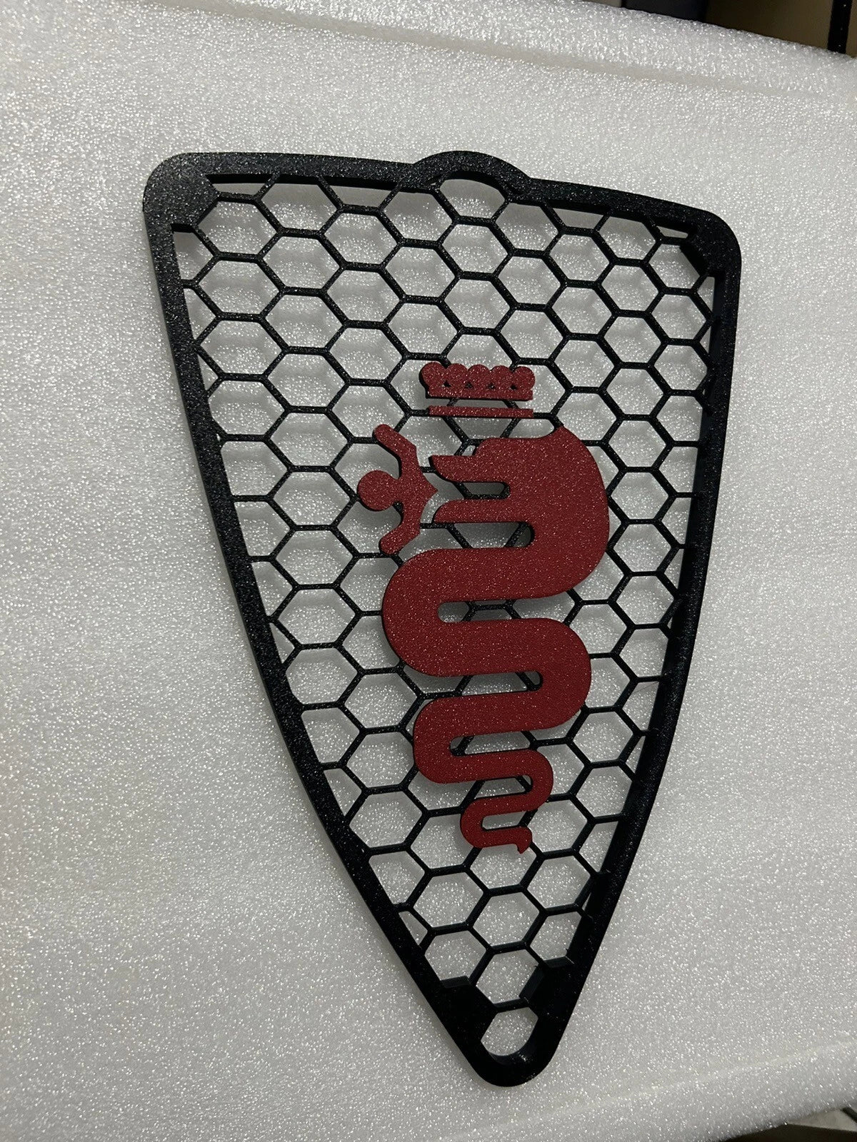 Griglia A Nido D'Ape Alfa Romeo Mito 2008-2015 Con Biscione