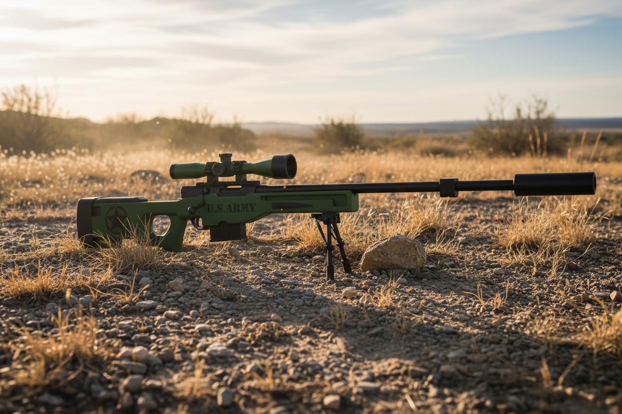 Sniper rifle sfondo realistico