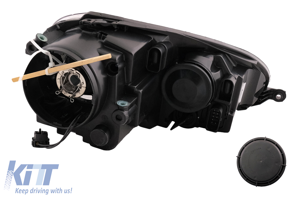 Fari Xenon Look adatti per VW Golf 5 V Mk5 (2003-2007) Jetta (2005-2010) GTI R32 Black Edition